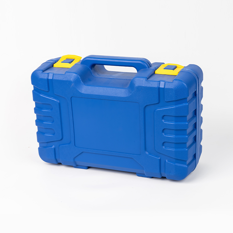 Big Plastic Portable Tool Box with Tool Holder